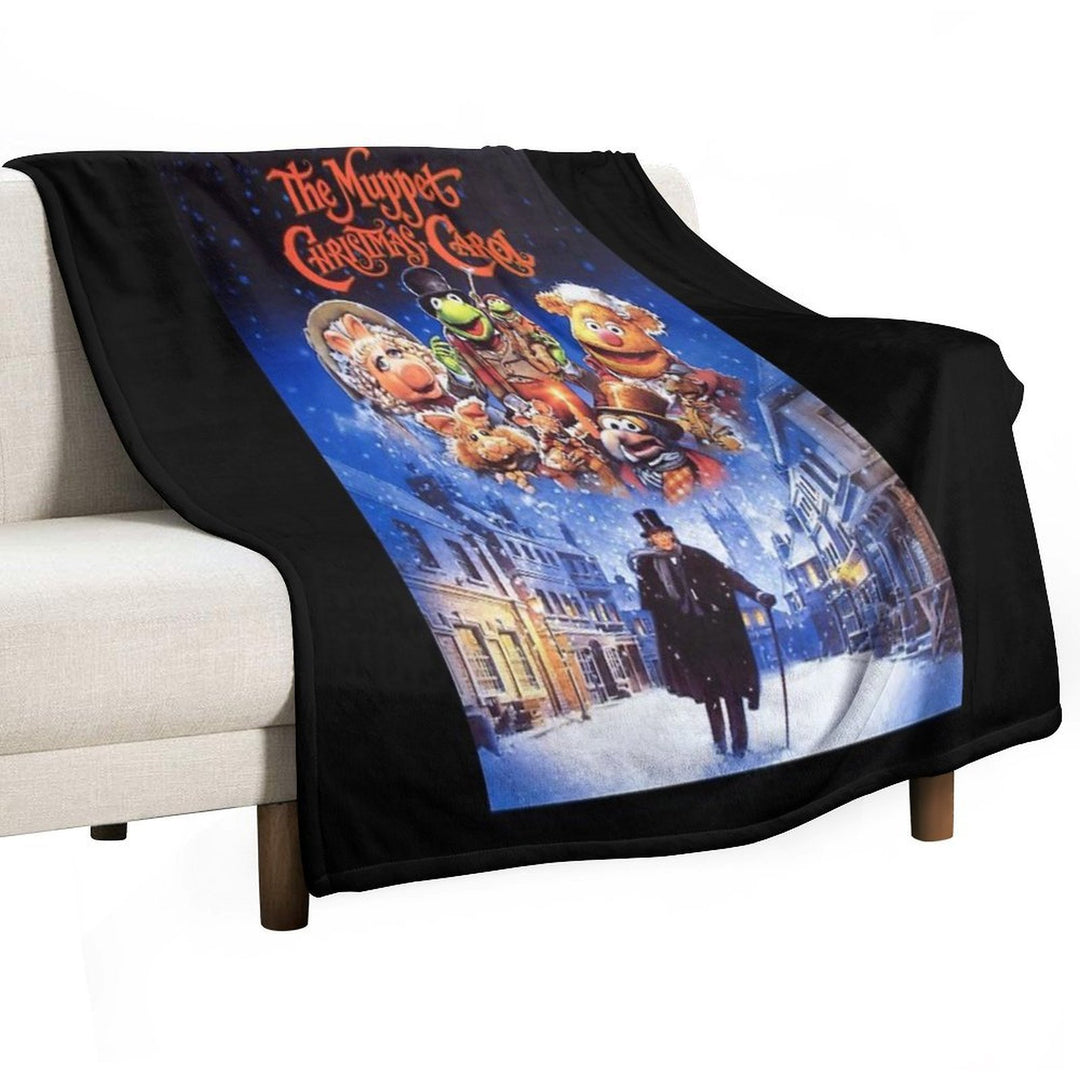 The Muppet Christmas Vitnage Eco-conscious Throw Blanket