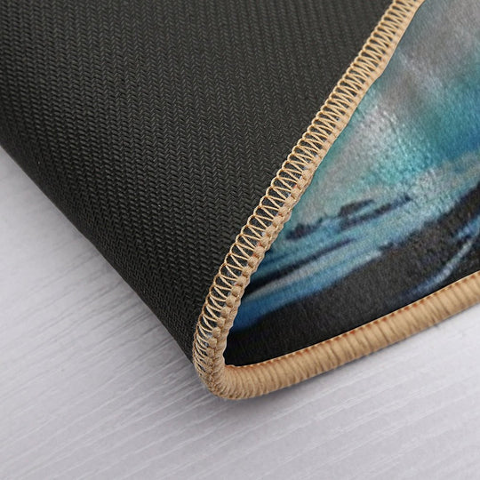 Mass Effect Liara T'Soni Digital Flag Painting  Multi-Purpose Bath Mat