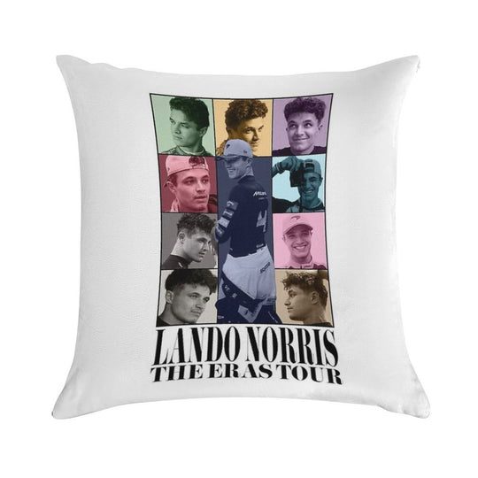 Lando Norris  The Eras Tour Soft Warmth Comfort Throw Pillow