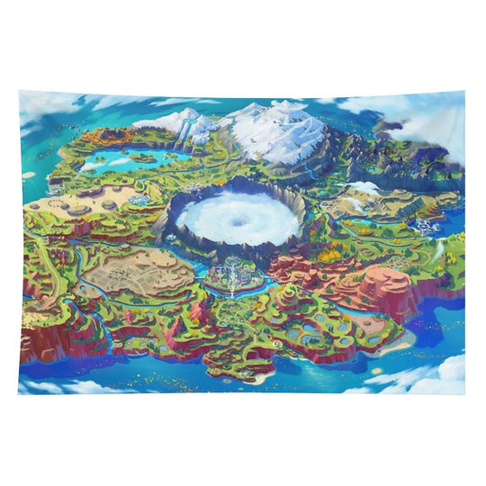 Paldea Map Tapestry