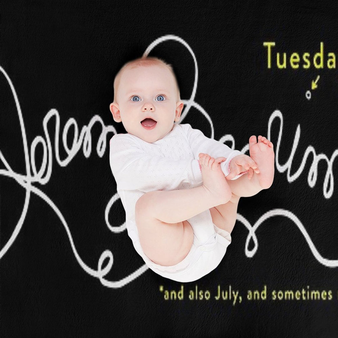 Jeremy Bearimy in White (with Notation) Versatility Throw Blanket