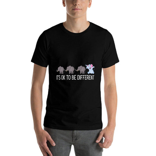 Autism Its Ok To Be Different Elephant Funny Being Unique  Versatile T-Shirt