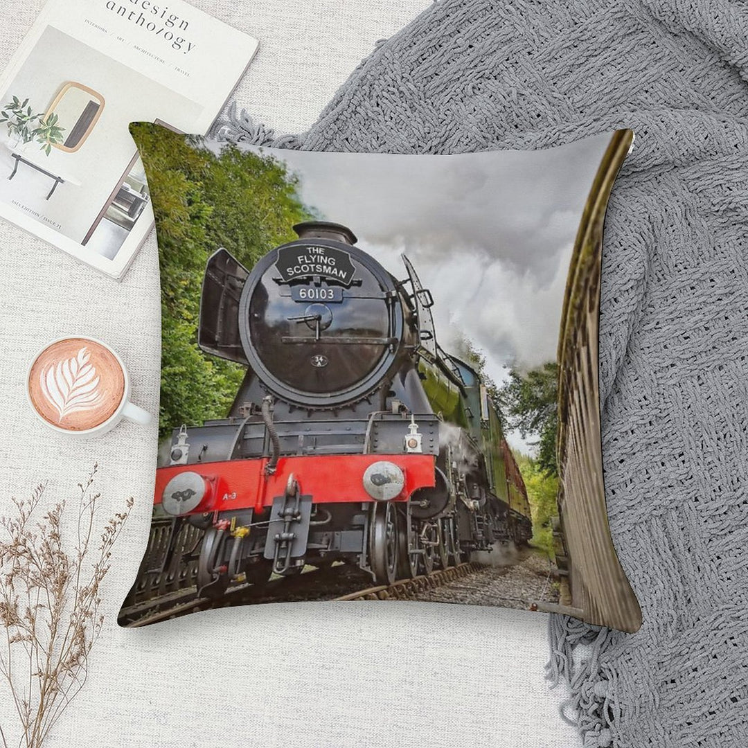 The Flying Scotsman 60103 Soft Shrink-Resistant Throw Pillow