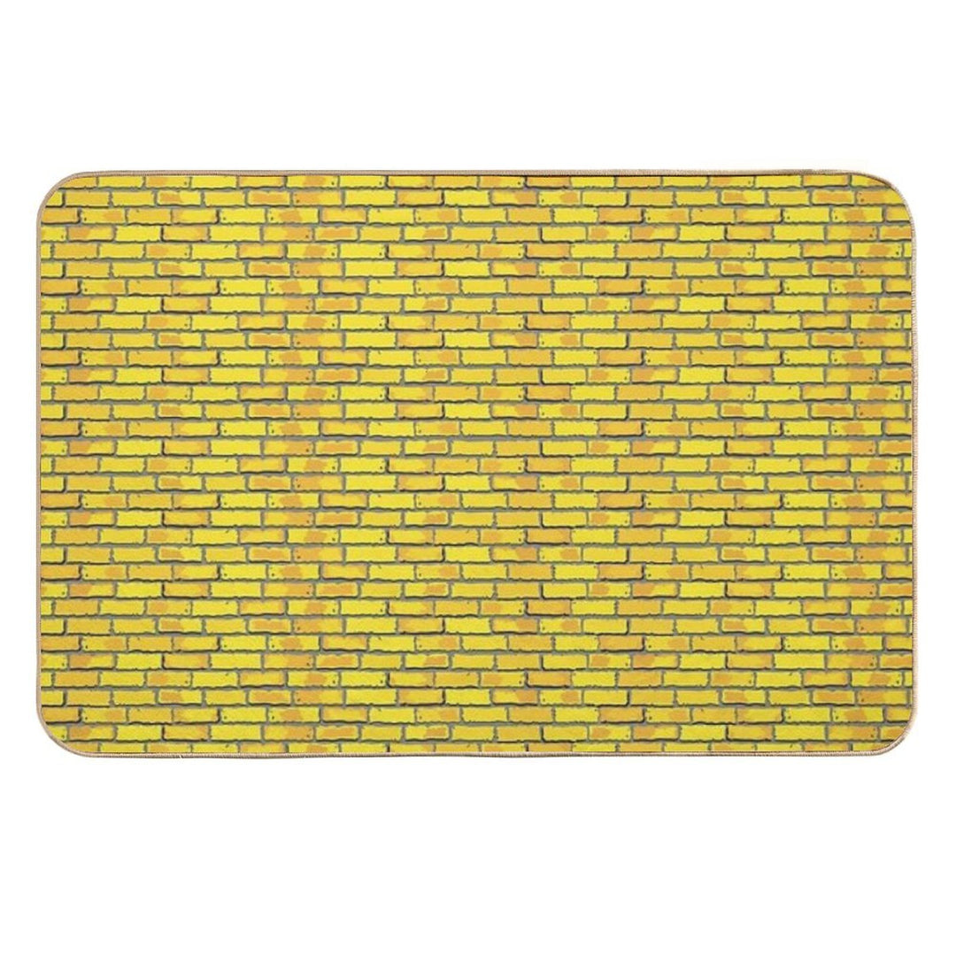 Yellow Brick Road  Rapid-Drying Bath Mat