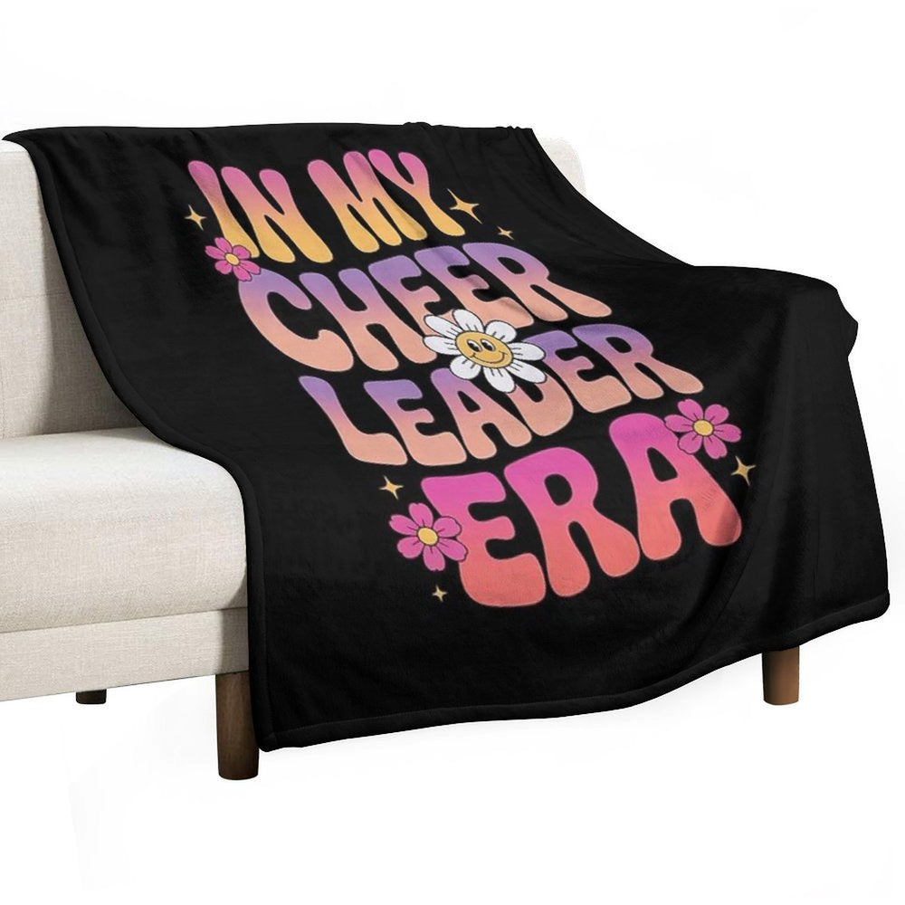 In My Cheer Leader Era Youth Cheerleader Compact Throw Blanket