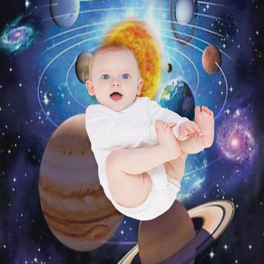 Solar System Durable Throw Blanket