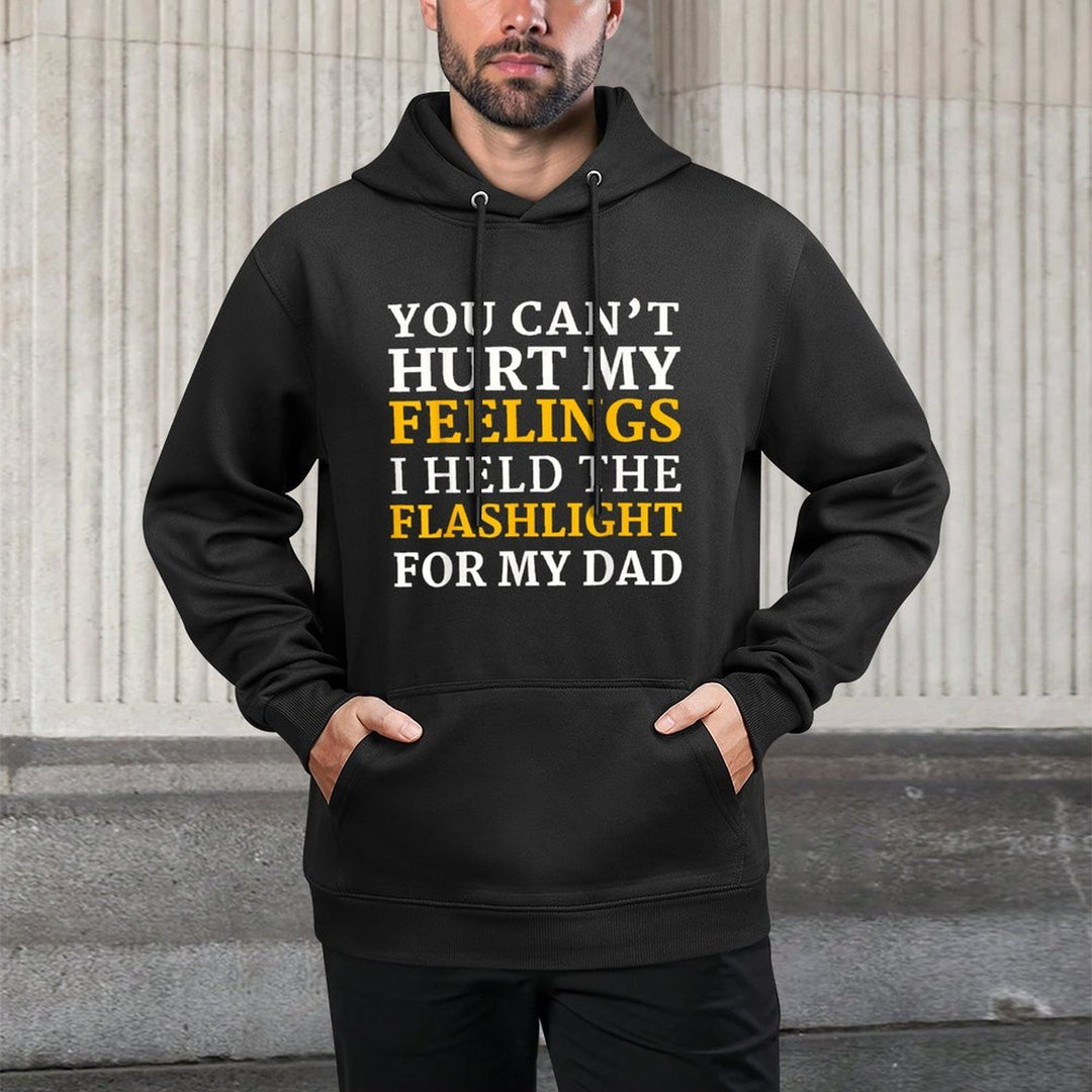 Funny Gen-X You Cant Hurt My Feelings I Held The Flashlight Layering Staple Hoodie
