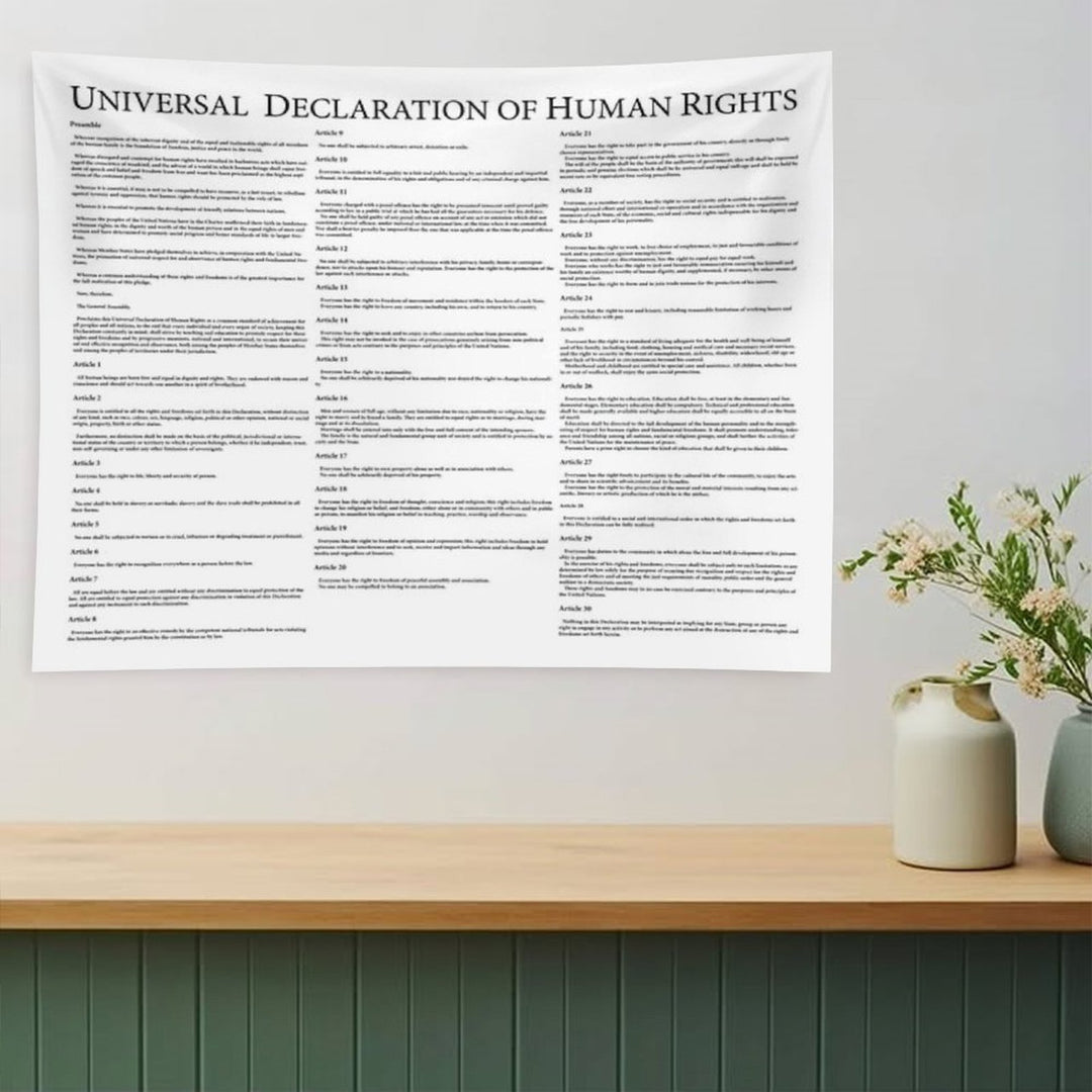 Universal Declaration of Human Rights Tapestry