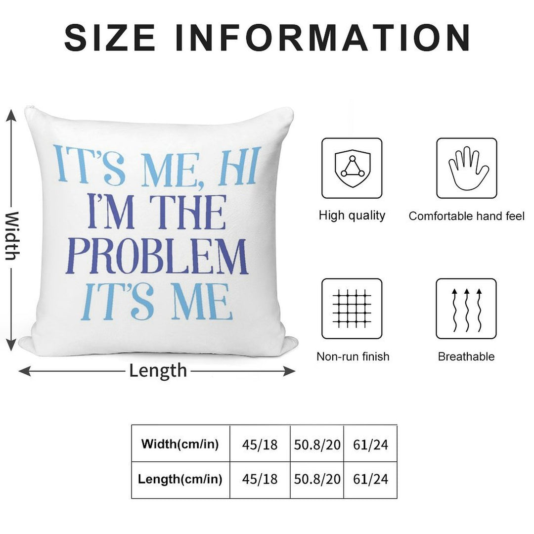 Taylor Swift - Anti-Hero Soft Hidden Zipper Throw Pillow