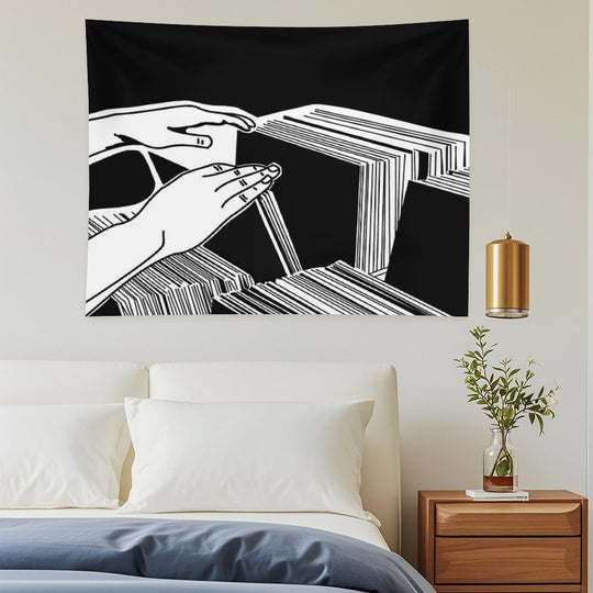 Crate Digger - Vinyl Records Tapestry