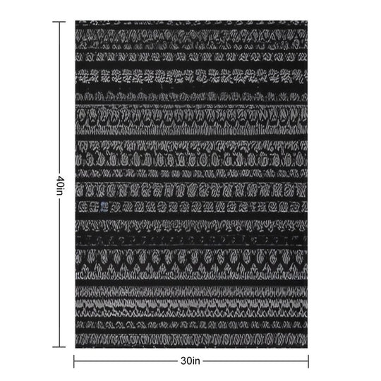 Tyre Marks Pattern Shrink-resistant Throw Blanket
