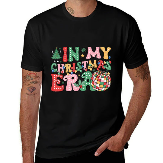 In My Christmas Era Family Matching Merry Christmas 2024  Cotton T-Shirt