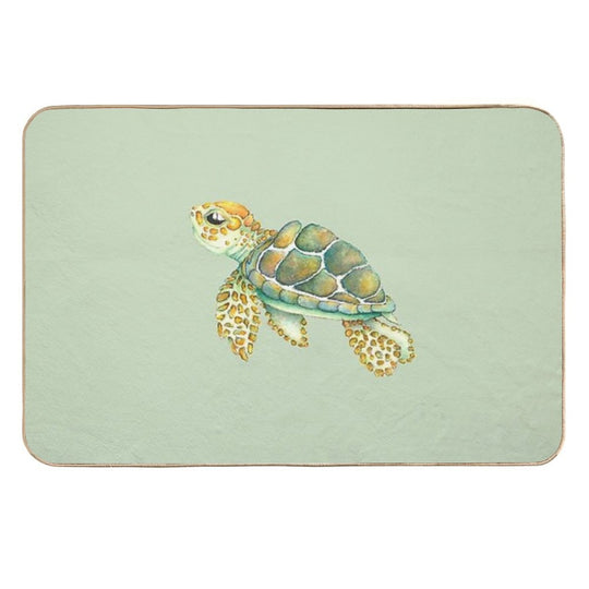 Turtle (green)  High-Traffic Bath Mat