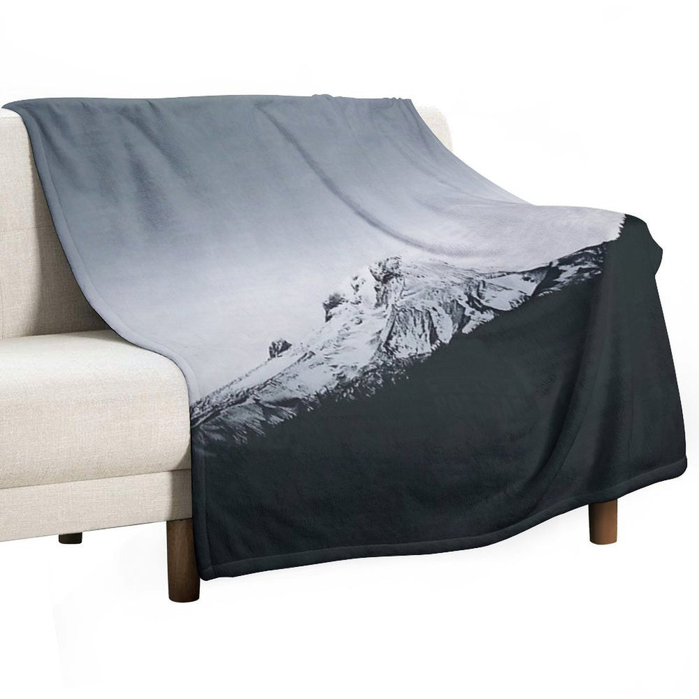 Mt. Hood Oregon Anti-pilling Throw Blanket