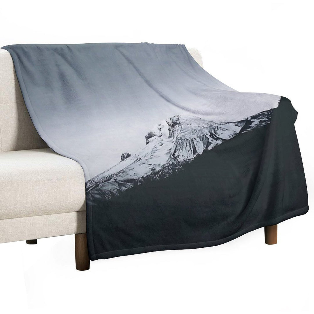 Mt. Hood Oregon Anti-pilling Throw Blanket