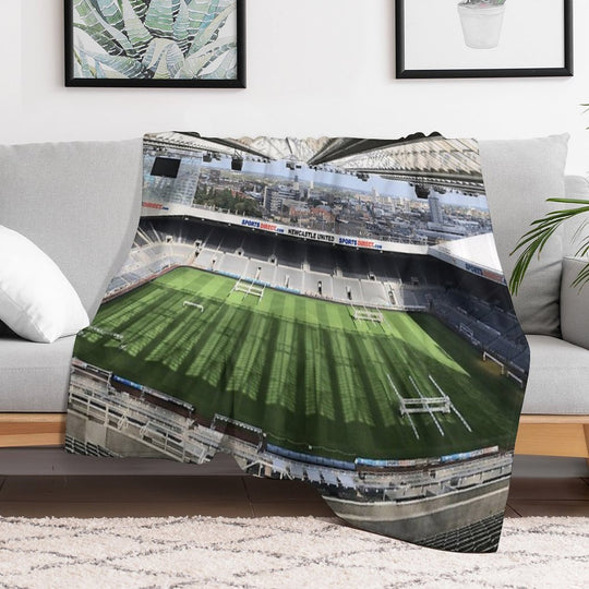 Newcastle United Football Club Photography Easy Care Throw Blanket