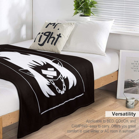 Demondice Meme Travel-friendly Throw Blanket