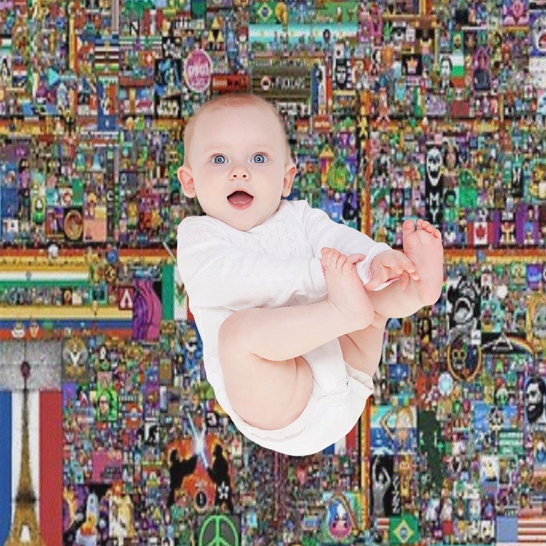 Rplace - Reddit Digital Art - 2022 Classic T-Shirt Anti-pilling Throw Blanket