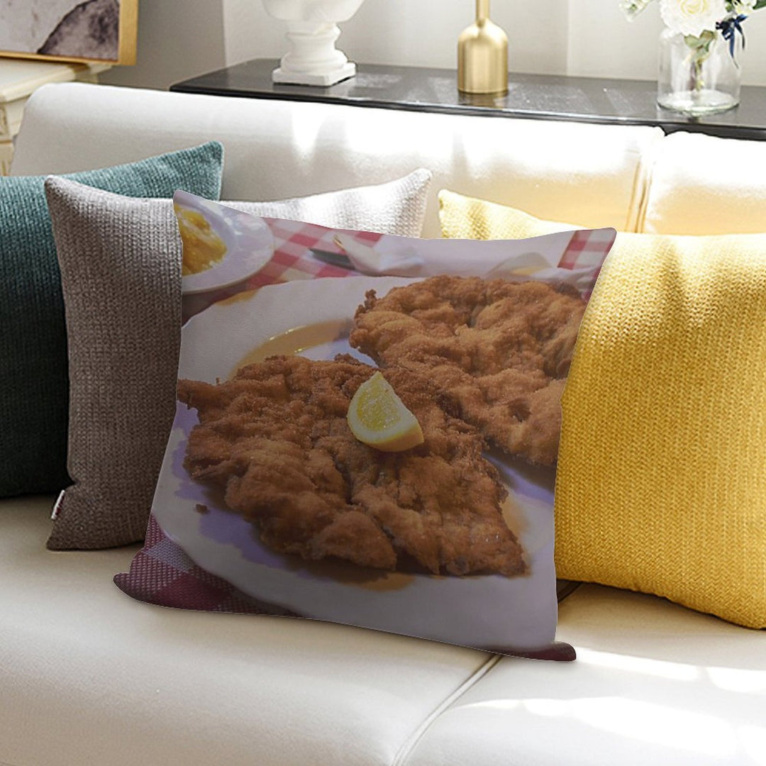 Wiener Schnitzel Vom Schwein Soft Multiple Sizes Throw Pillow