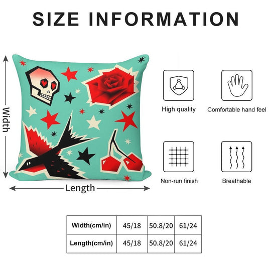 Swallow The Cherry Soft Gift Ready Throw Pillow