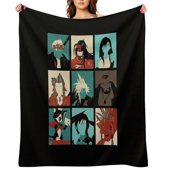 Fantasy Final Seven Shrink-resistant Throw Blanket