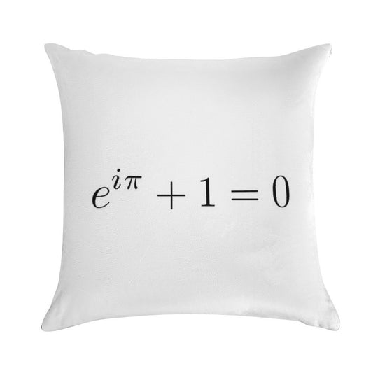 The Beautiful Equation Euler's Identity Soft Skin-Friendly Throw Pillow