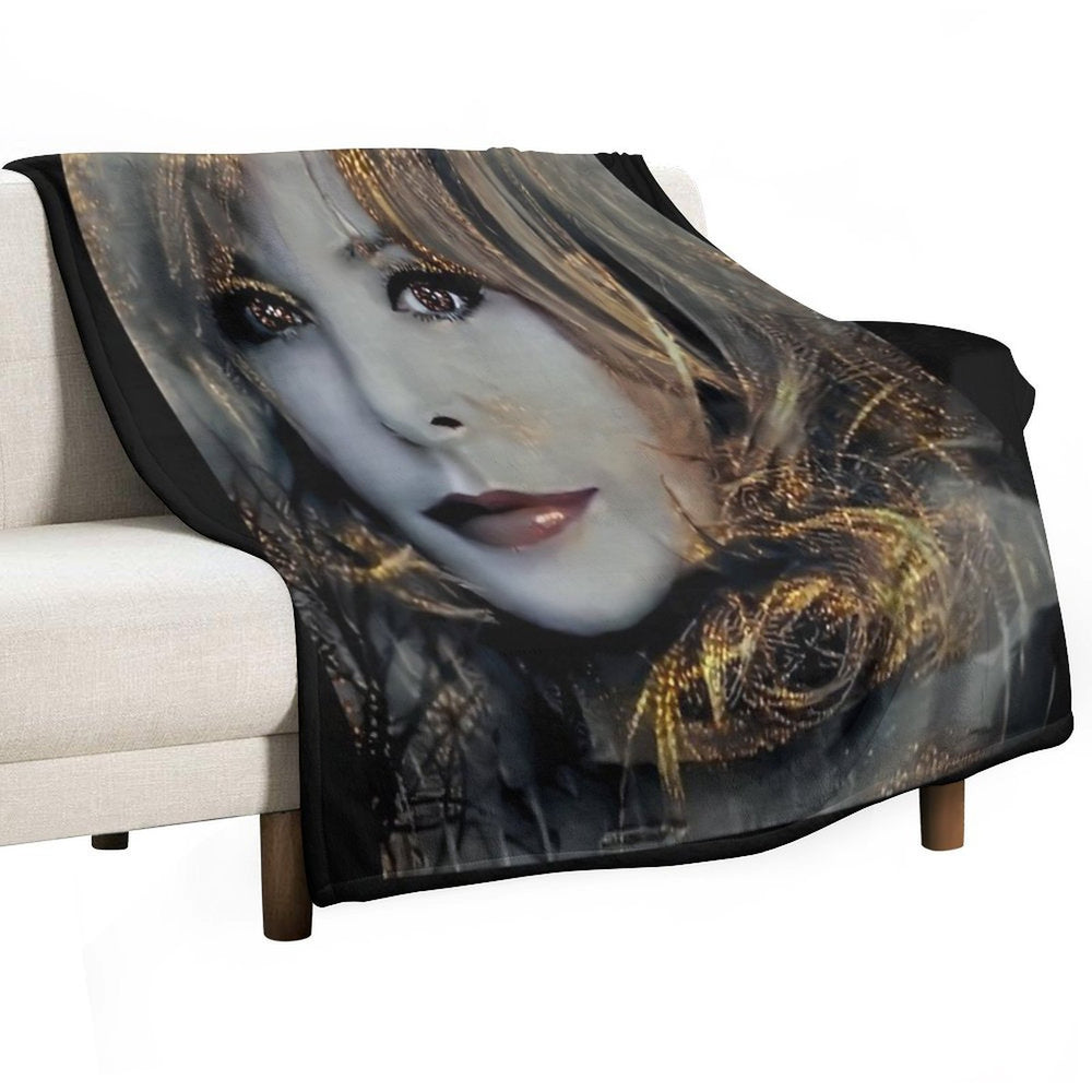 Mylène Farmer Velvety-soft Throw Blanket