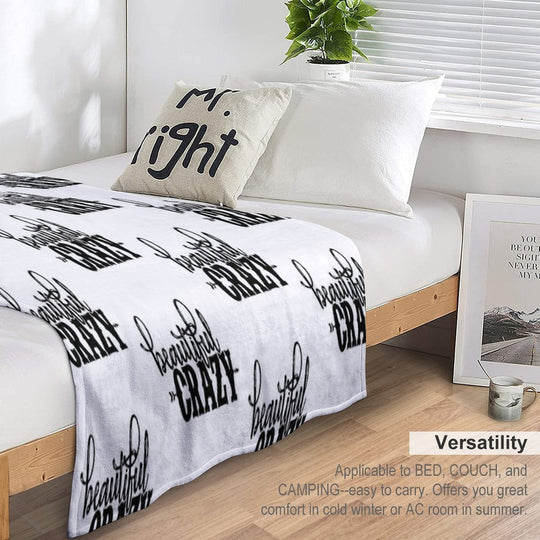 Beautiful Crazy Durable Throw Blanket