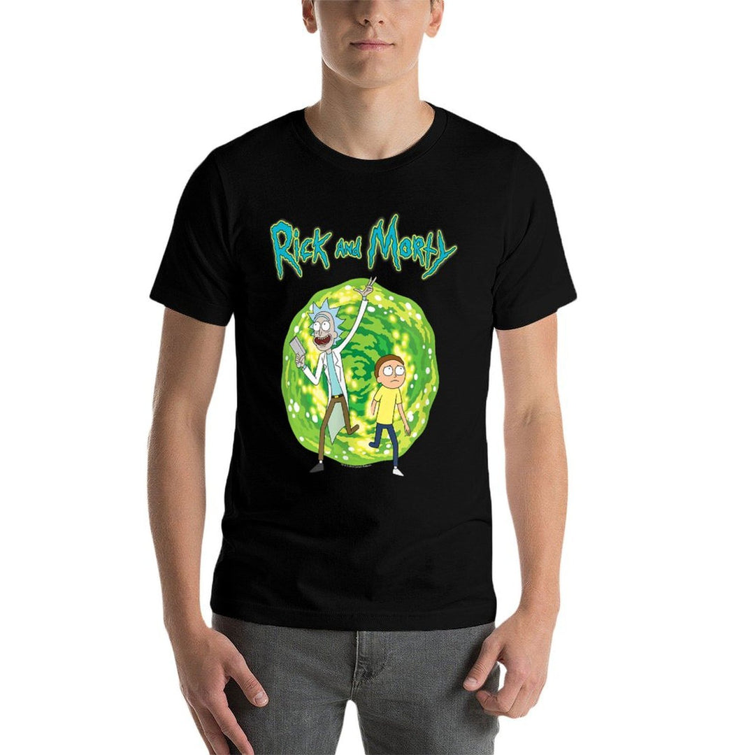 Rick And Morty Dimension Portal,Short Sleeve  Odor-resistant T-Shirt