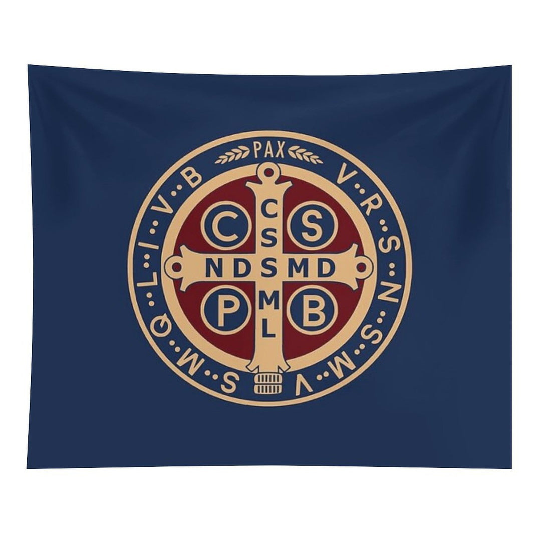 Saint Benedict Medal Tapestry