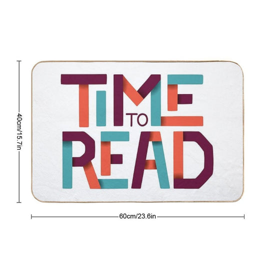 Time to Read Durable Bath Mat