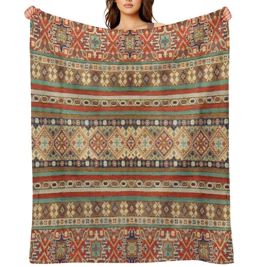 Pattern Design Plush Throw Blanket