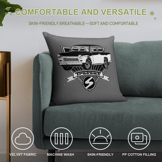 Trabant 601 Soft Shrink-Resistant Throw Pillow