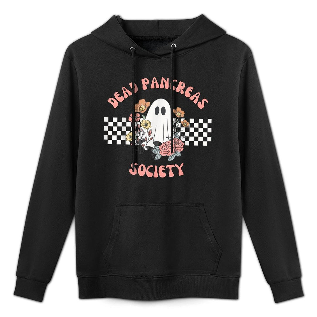 Dead Pancreas Society Funny Ghost Diabetes Awareness Customizable Surface Hoodie