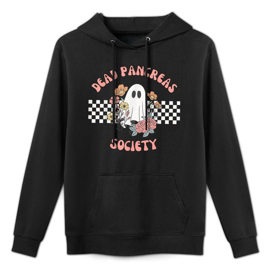 Dead Pancreas Society Funny Ghost Diabetes Awareness Customizable Surface Hoodie