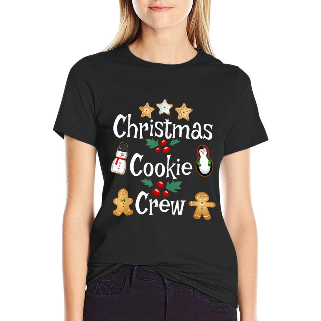 Bakers Christmas Cookie Crew Family Baking Team Holiday Cute  Affordable Price T-Shirt