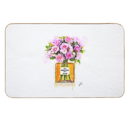 Watercolor Flowers - Original Artwork by Vart  Absorbent Bath Mat