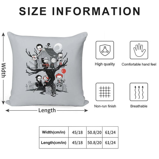 Horror House Soft Durable Construction Throw Pillow