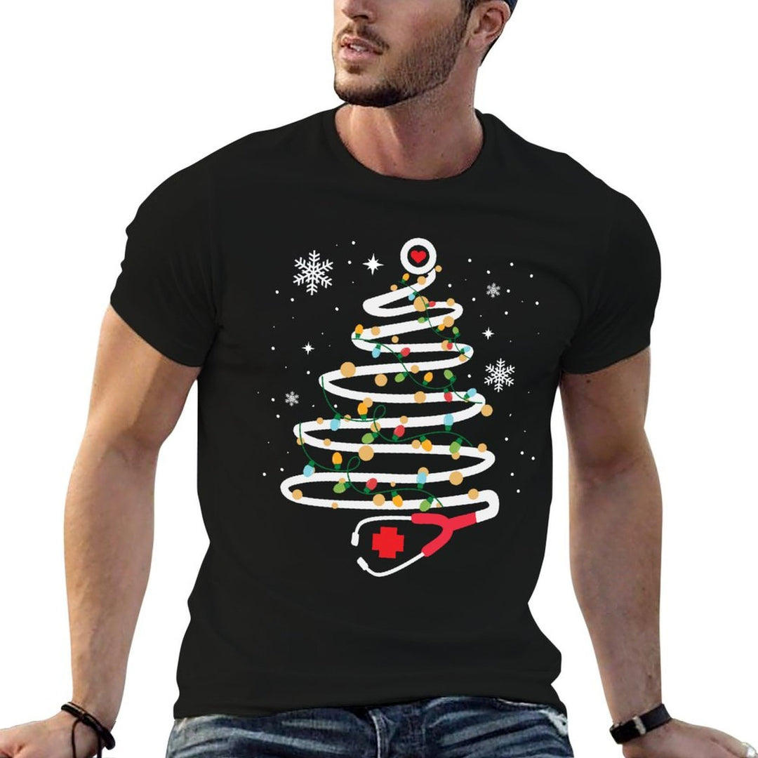 Stethoscope Christmas Tree Cute Healthcare RN Holiday  Vintage-inspired T-Shirt
