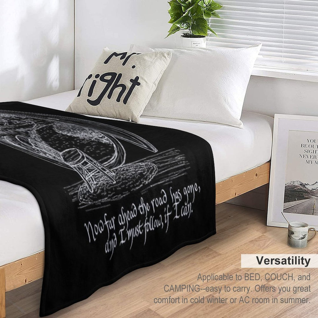 The Road Goes Versatility Throw Blanket