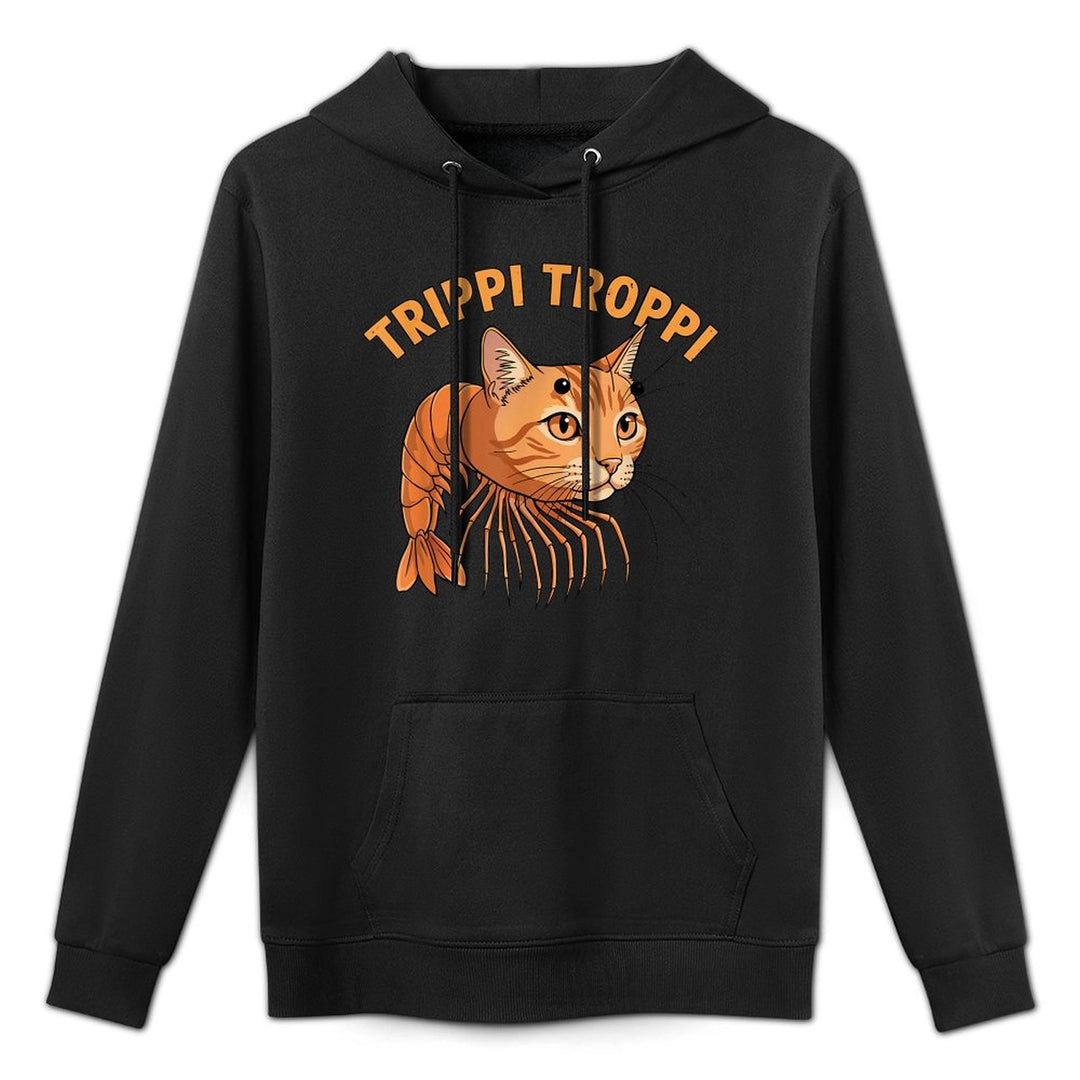 Trippi Troppi Italian Brain Rot Italian Brainrot Meme Adjustable Hood Hoodie