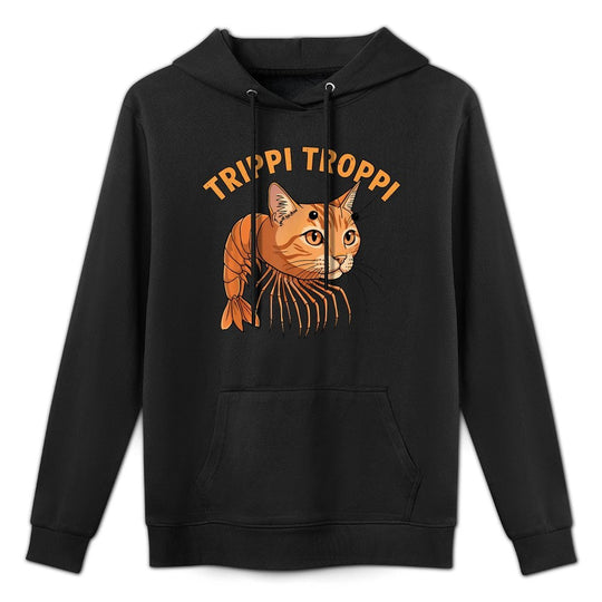 Trippi Troppi Italian Brain Rot Italian Brainrot Meme Adjustable Hood Hoodie