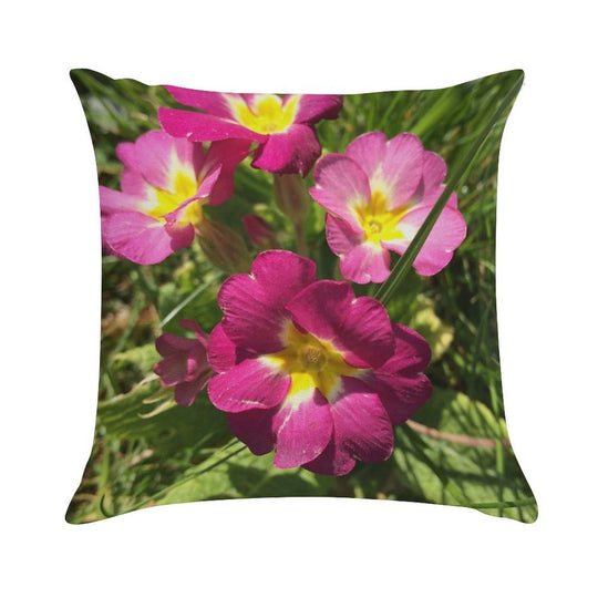 Flowers Soft Skin-Friendly Throw Pillow