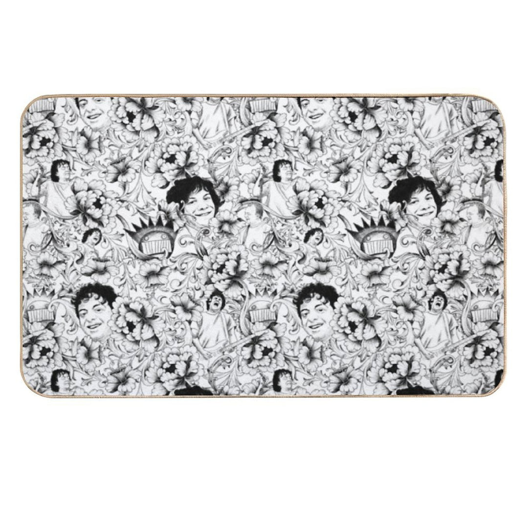 Ween Baroque Pattern  Pet-Safe Bath Mat