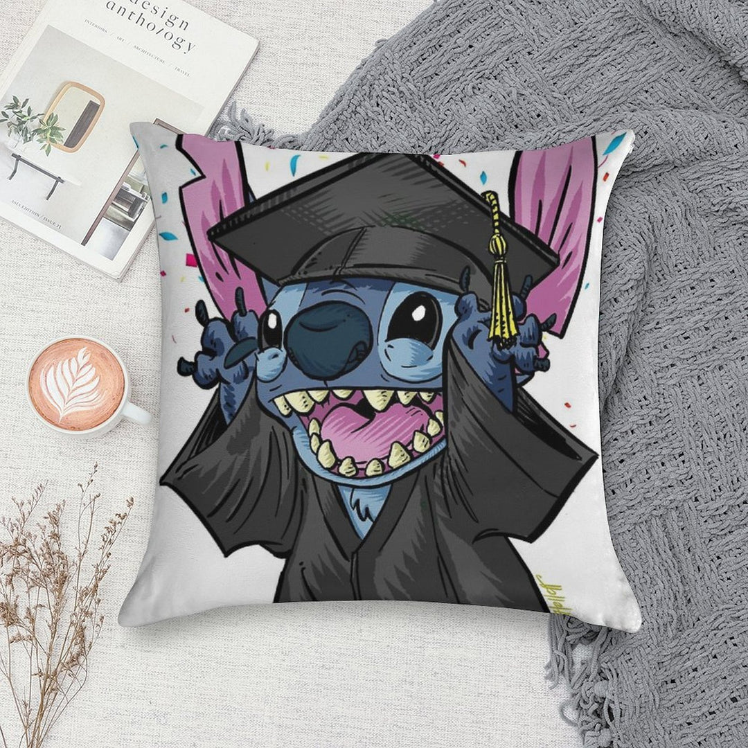 Graduation Stitch Soft Gift Ready Throw Pillow