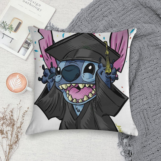 Graduation Stitch Soft Gift Ready Throw Pillow