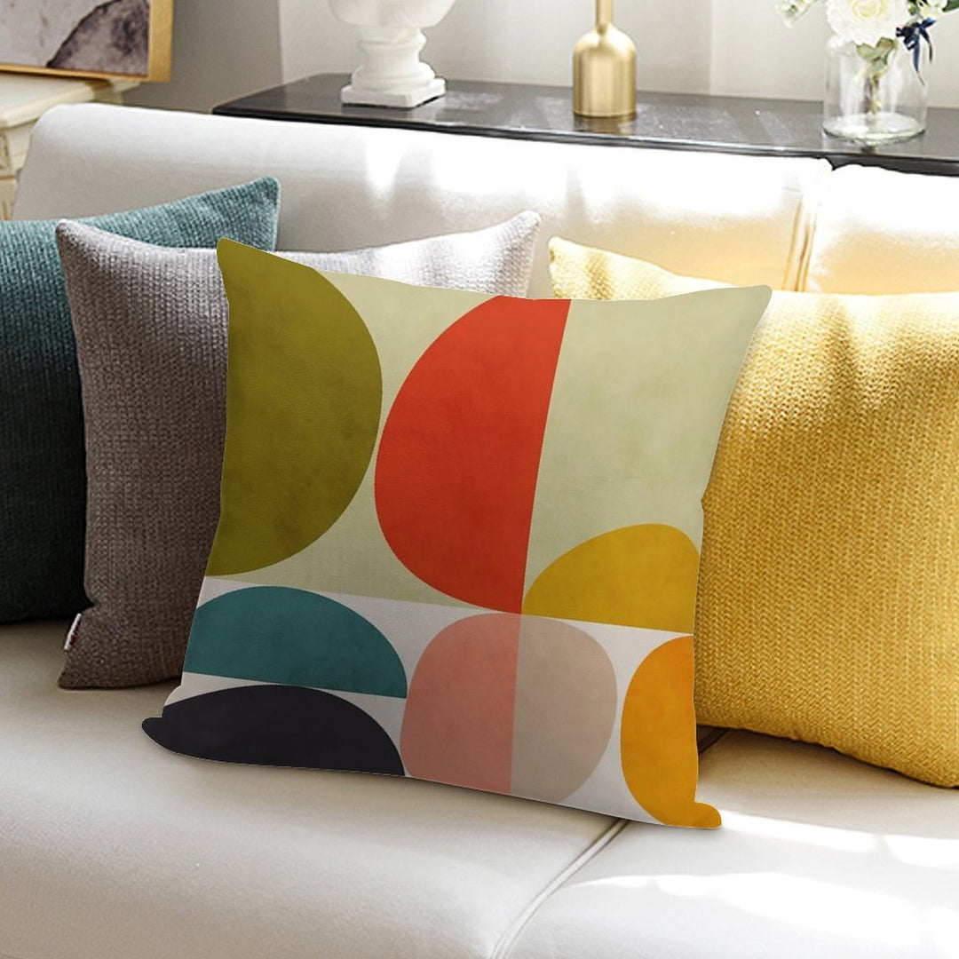 Mid Century 3 Soft High-Density Material Throw Pillow