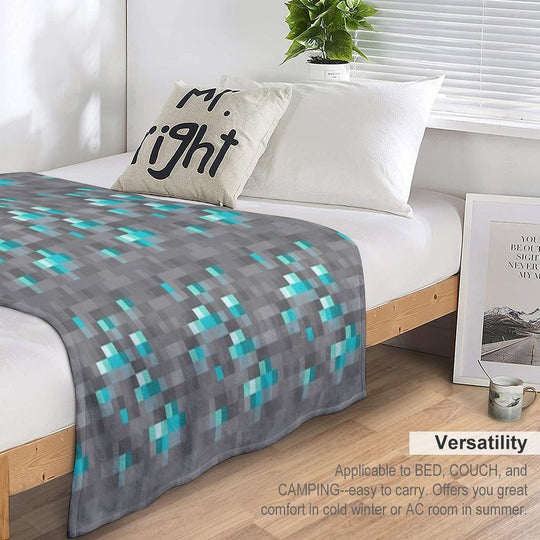 Diamond Ore Anti-pilling Throw Blanket