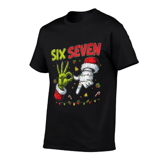 Funny Mean Guy Christmas Viral 6 7 Trending Six Seven Meme  Classic T-Shirt