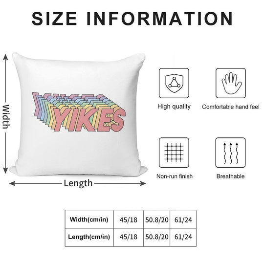 YIKES Soft Anti-Pilling Throw Pillow